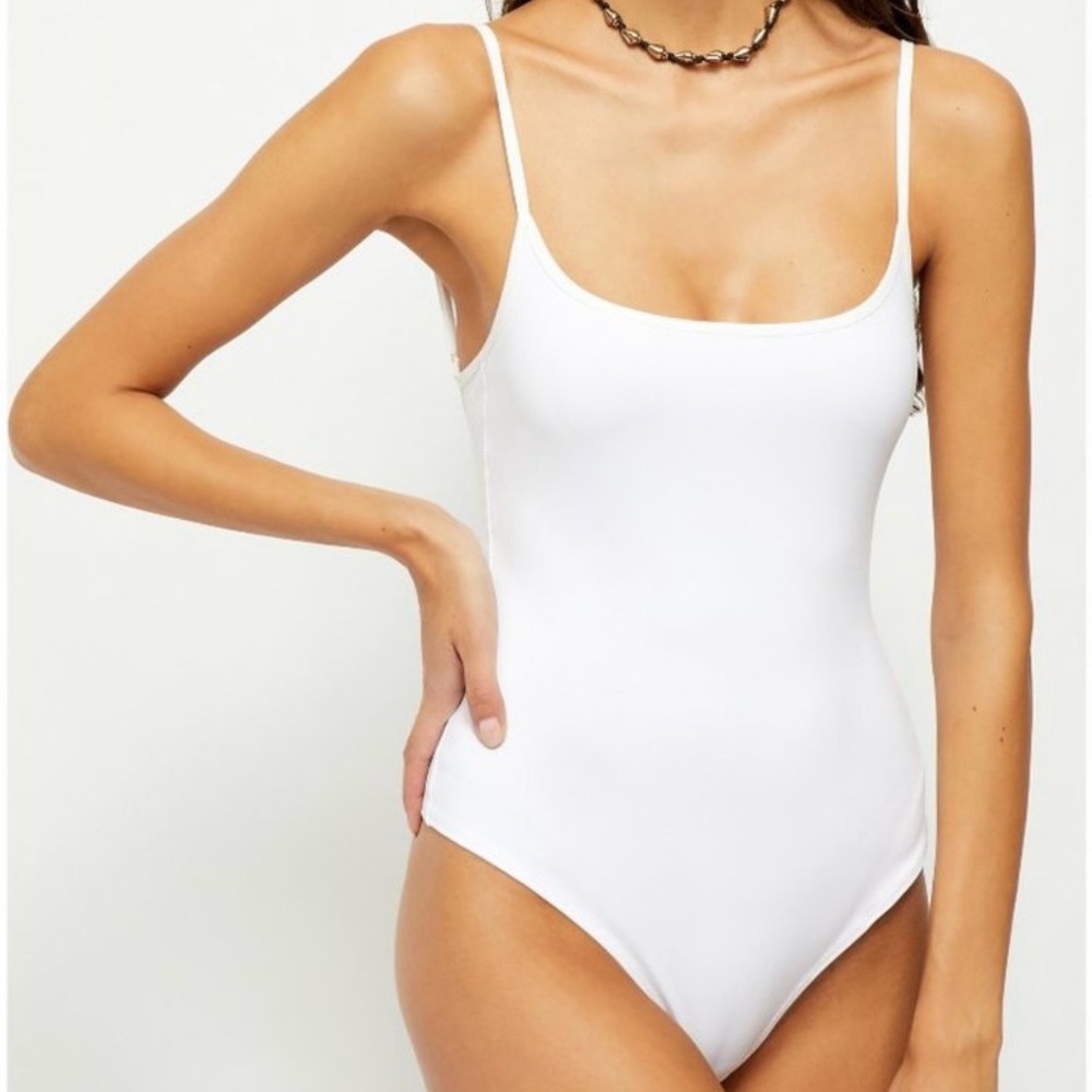 NWOT Free People Strappy Basique Bodysuit